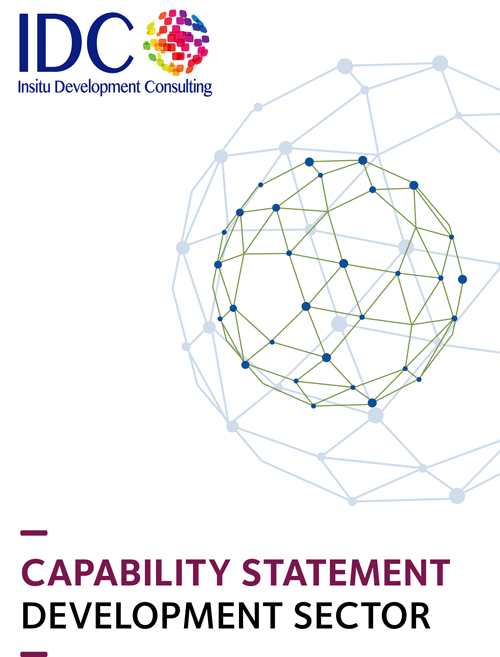 capability statement development sector cover