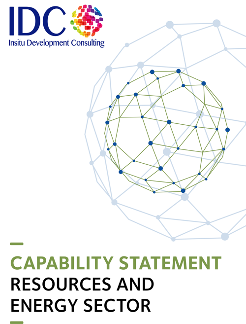 capability statement resources and energy sector cover